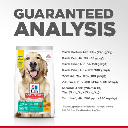 Hills Science Diet Adult Perfect Weight Dry Dog Food
