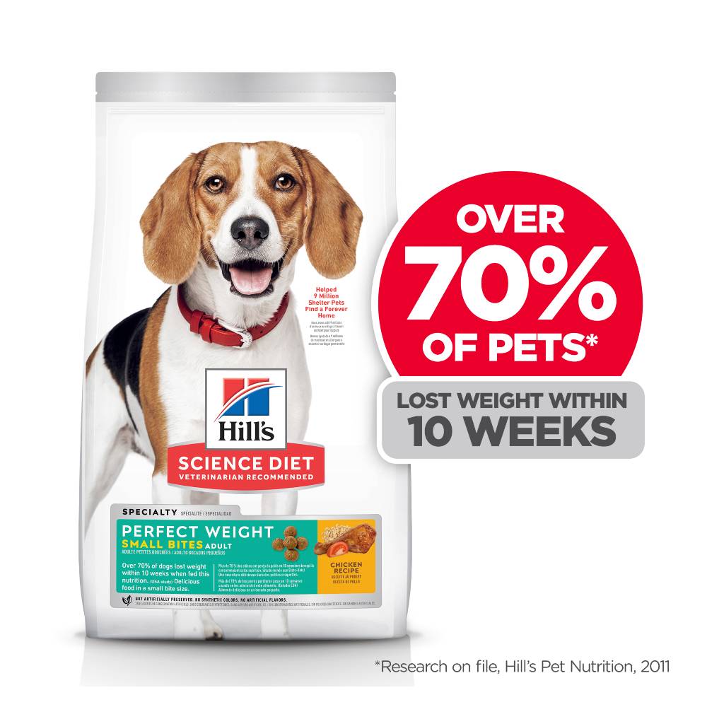 Hills Science Diet Adult Perfect Weight Small Bites Dry Dog Food