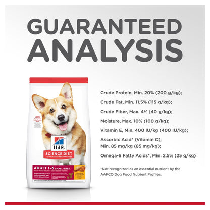Hills Science Diet Adult Small Bites Chicken and Barley Dry Dog Food
