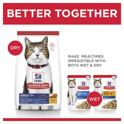 Hills Science Diet Adult 7+ Senior Dry Cat Food