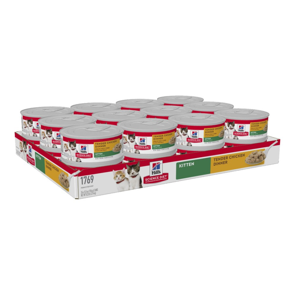 Hills Science Diet Kitten Tender Chicken Dinner Canned Food