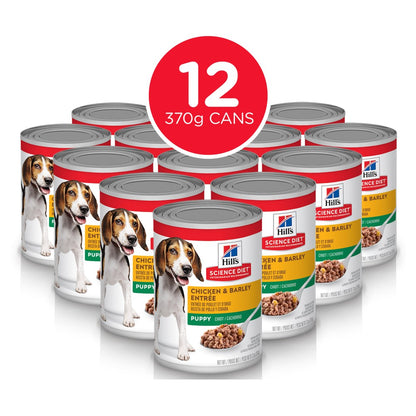 Hills Science Diet Puppy Chicken and Barley Entree Canned Food