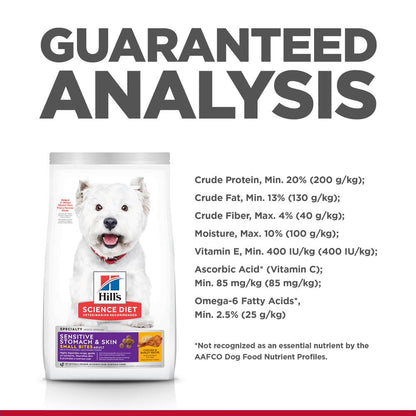 Hills Science Diet Adult Sensitive Stomach and Skin Small Bites Dry Dog Food