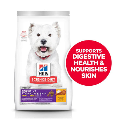 Hills Science Diet Adult Sensitive Stomach and Skin Small Bites Dry Dog Food