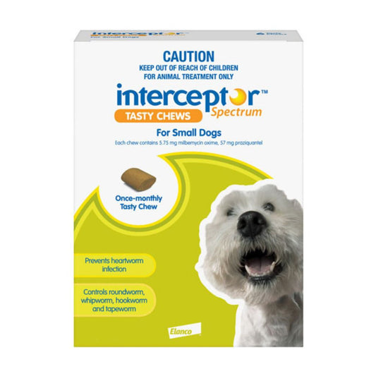 Interceptor Spectrum Chews Small 4-11kg Green