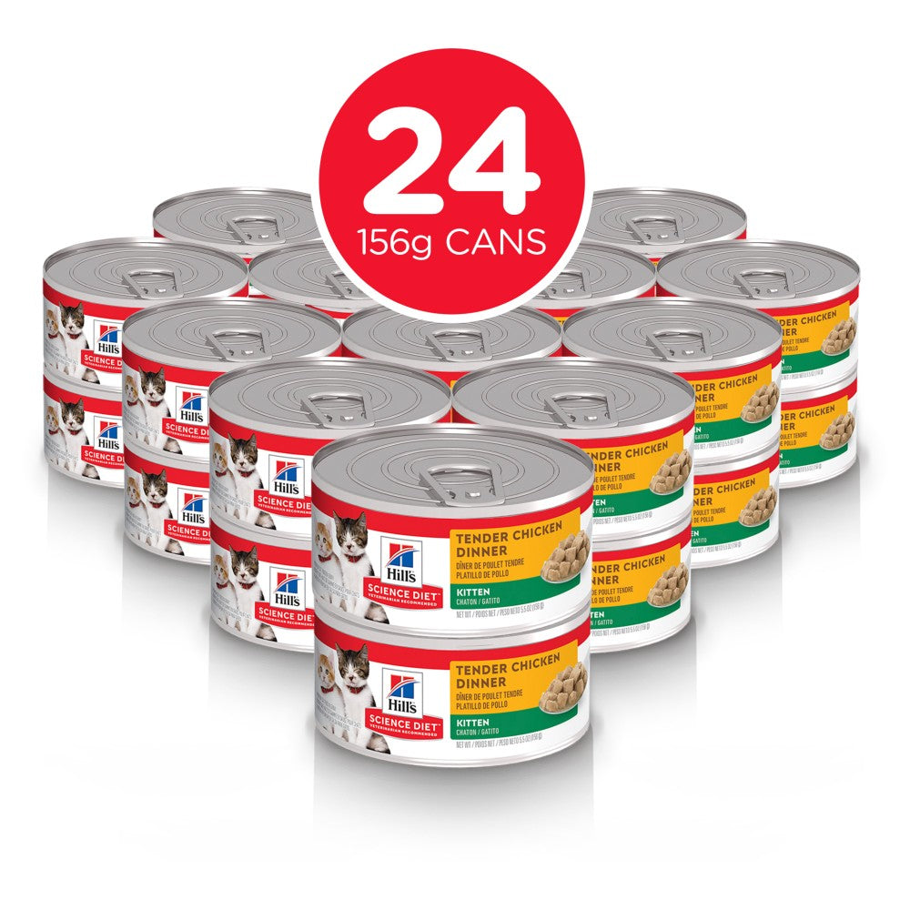 Hills Science Diet Kitten Tender Chicken Dinner Canned Food