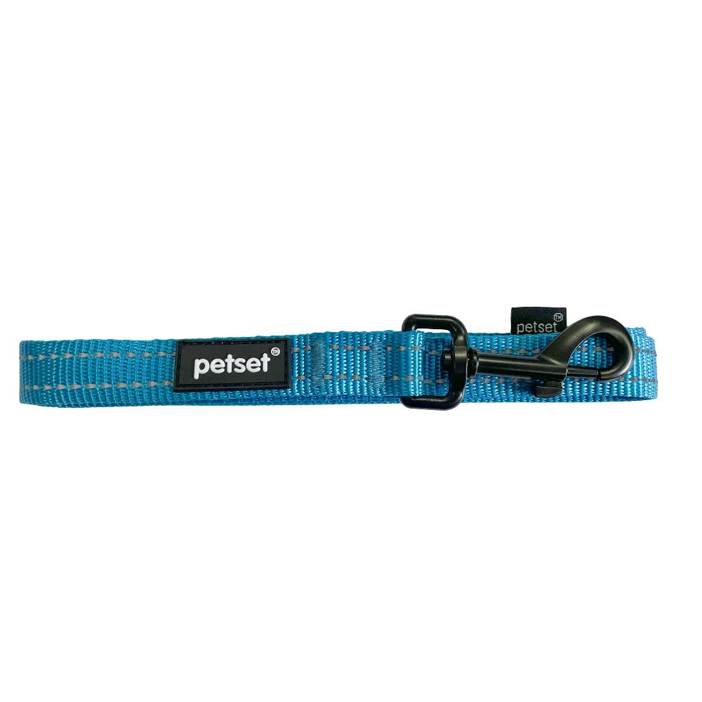 Petset Slim Line Active Dog Lead Blue and Purple