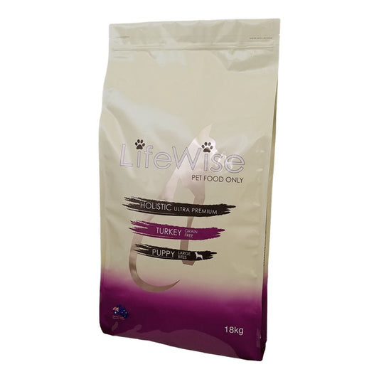 Lifewise Puppy (Stage 3) Turkey, Lamb and Veg Grain Free Large Bites Dry Dog Food