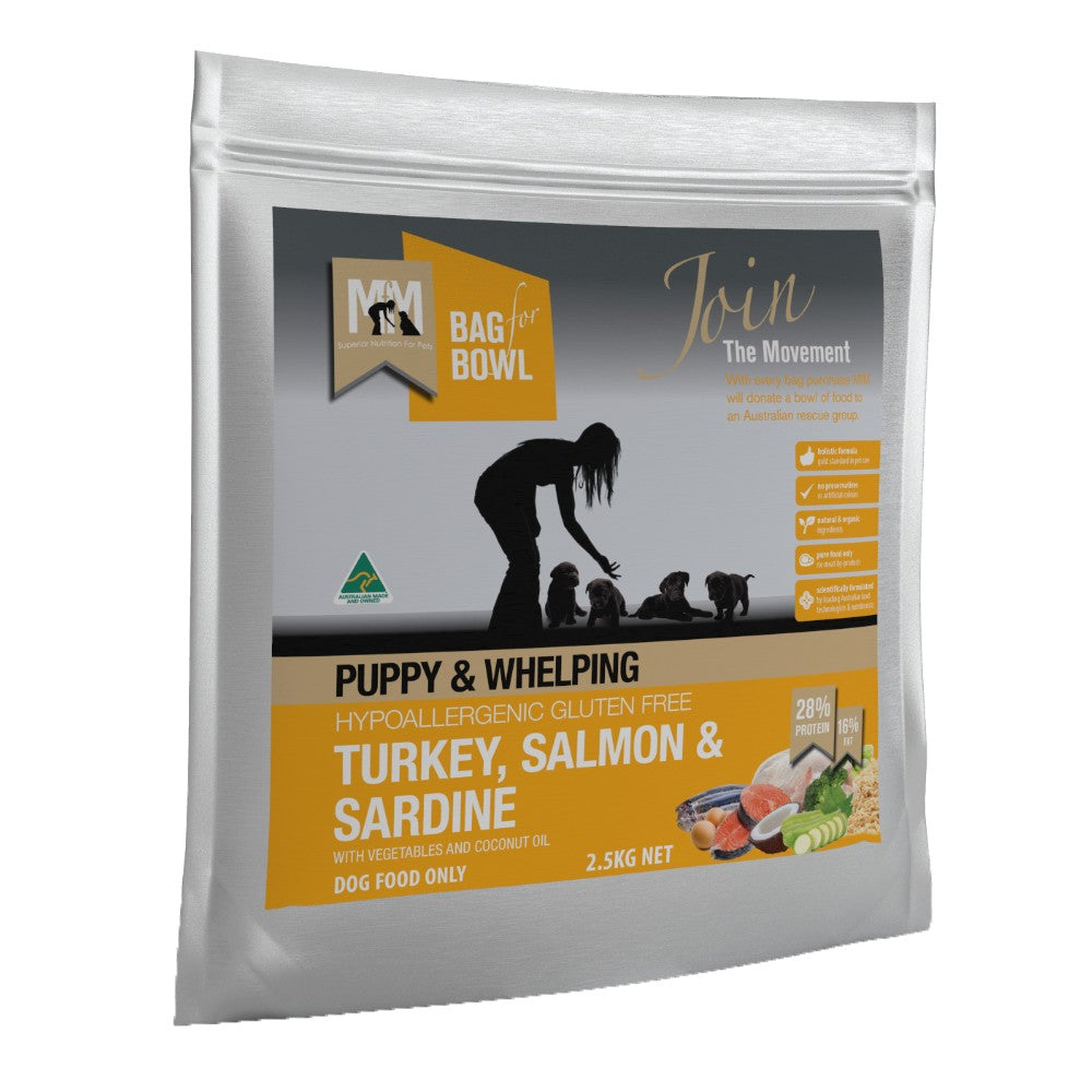 Meals for Mutts Puppy Turkey, Salmon and Sardine
