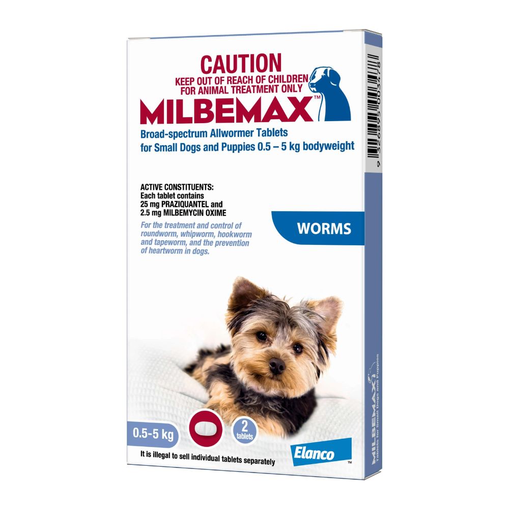 Milbemax Allwormer Dog Under 5kg