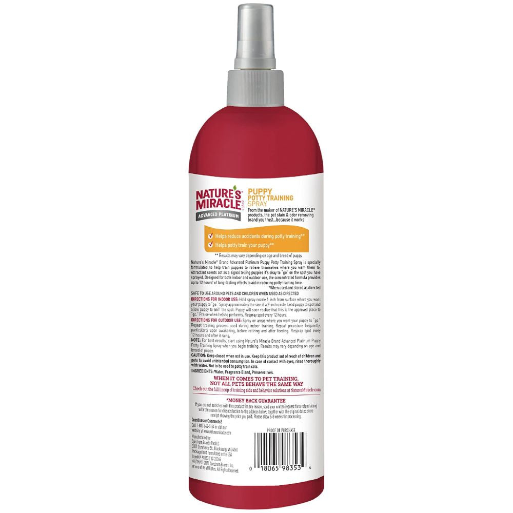 Natures Miracle Advanced Platinum Puppy Training Spray