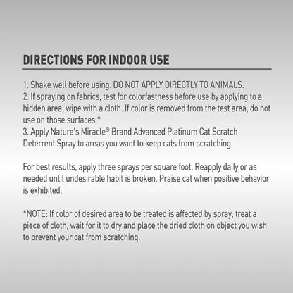 Natures Miracle Cat Scratch Deterrent Spray