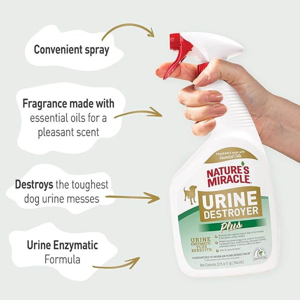 Natures Miracle Urine Destroyer Plus Spray for dogs