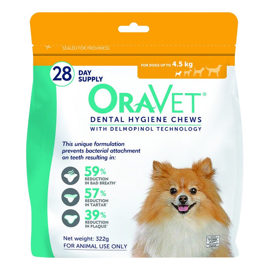 Oravet Dental Chews Extra Small up to 4.5kg