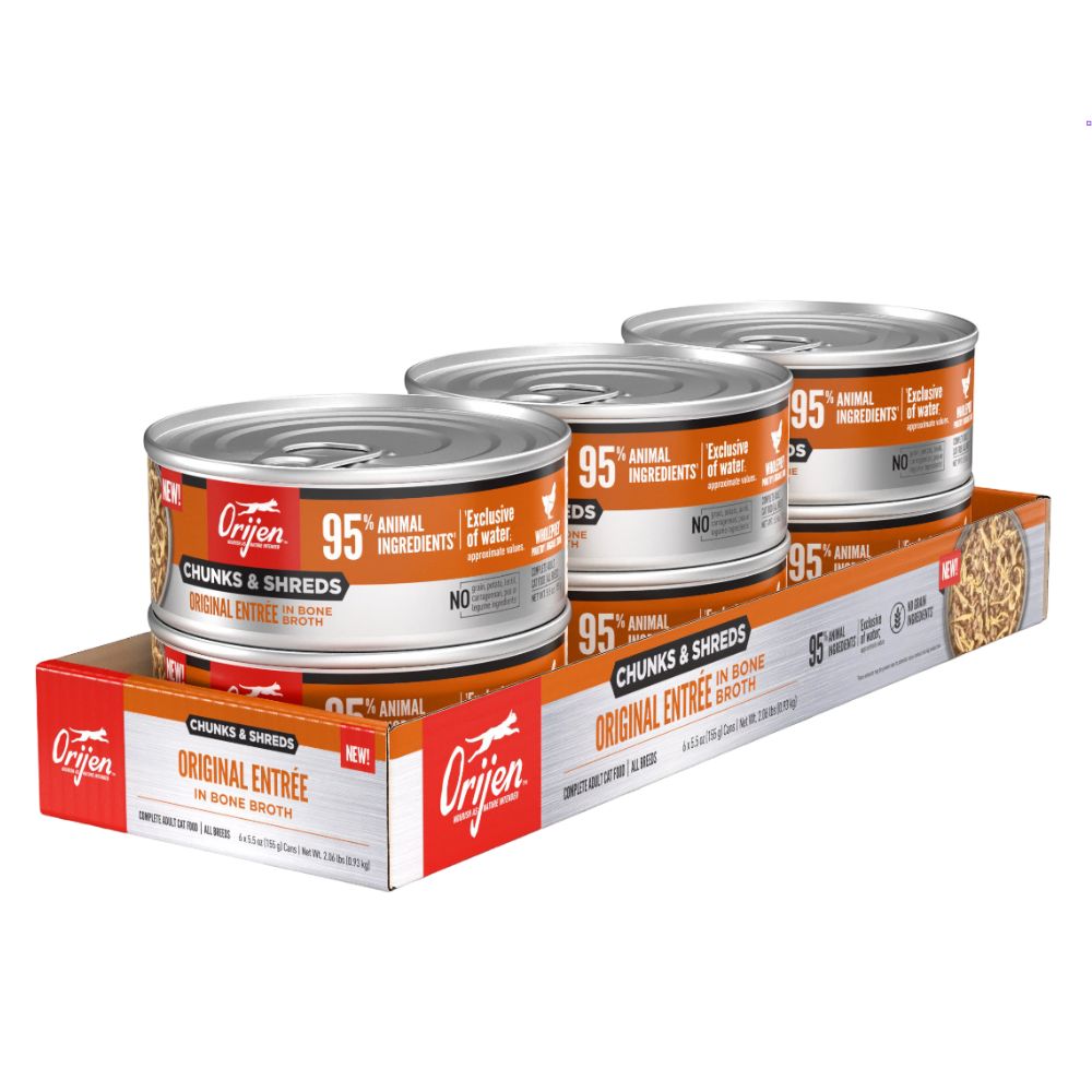 Orijen Chunks and Shreds Original Adult Wet Cat Food
