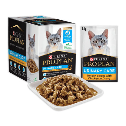 Pro Plan Adult Cat Urinary Tract Health Chicken in Gravy Pouches