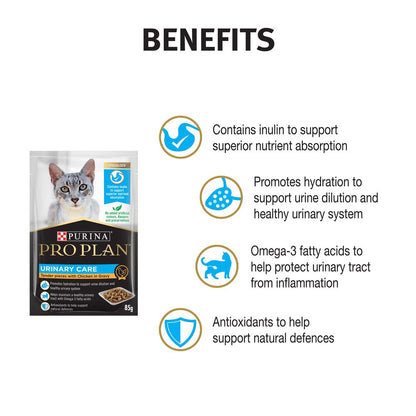 Pro Plan Adult Cat Urinary Tract Health Chicken in Gravy Pouches