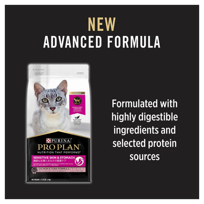 Pro Plan Adult Cat Sensitive Skin and Stomach