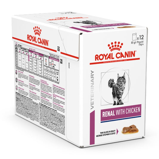 Royal Canin Veterinary Diet Feline Renal Chicken Pouches