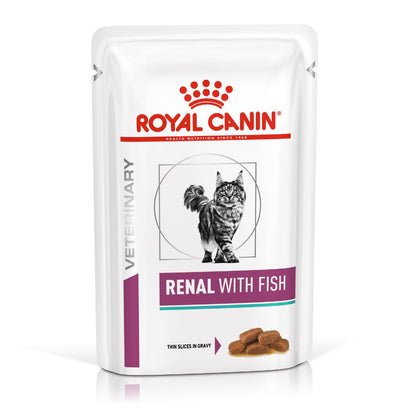 Royal Canin Veterinary Diet Feline Renal Fish Pouches