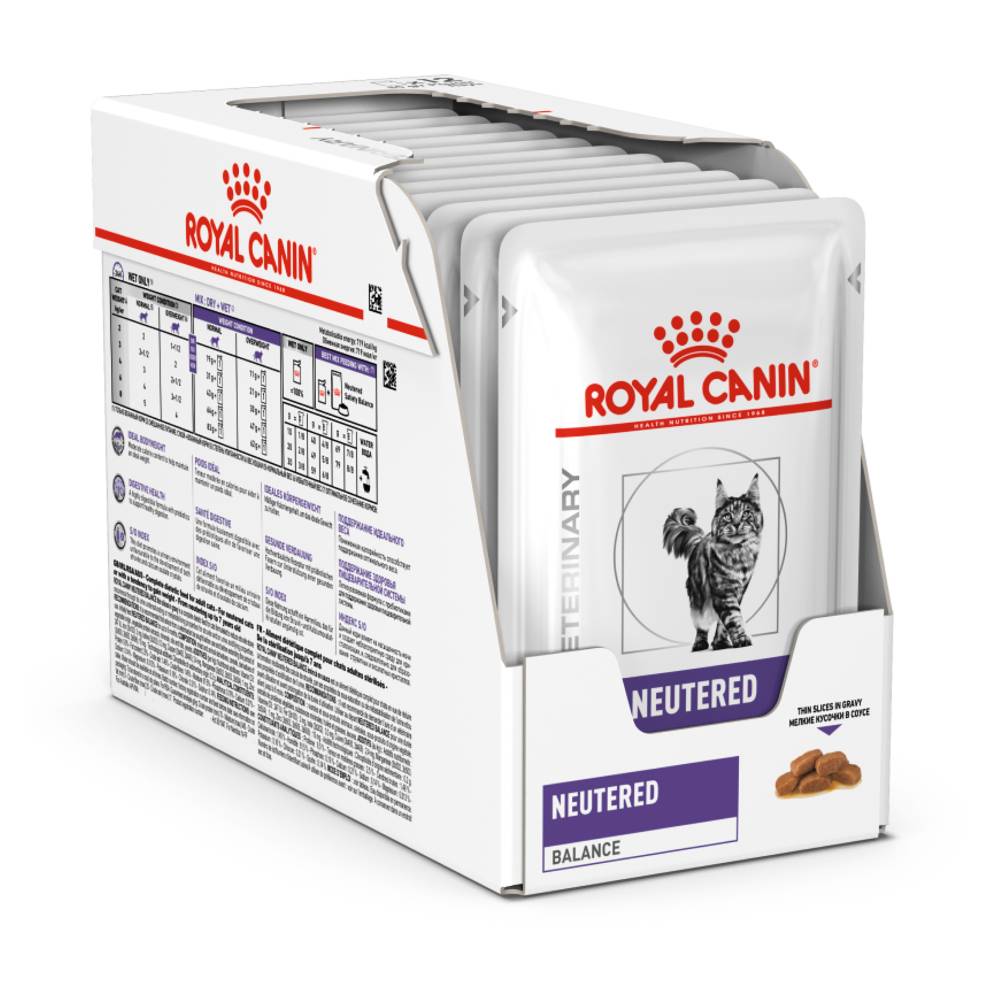 Royal Canin Veterinary Diet Feline Neutered Weight Balance Pouches