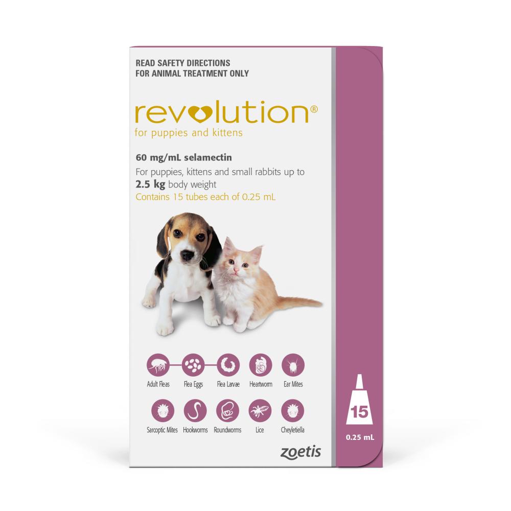 Revolution Mauve/Pink for Puppies and Kittens