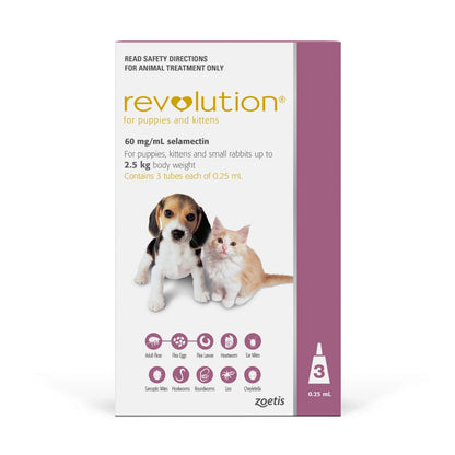 Revolution Mauve/Pink for Puppies and Kittens
