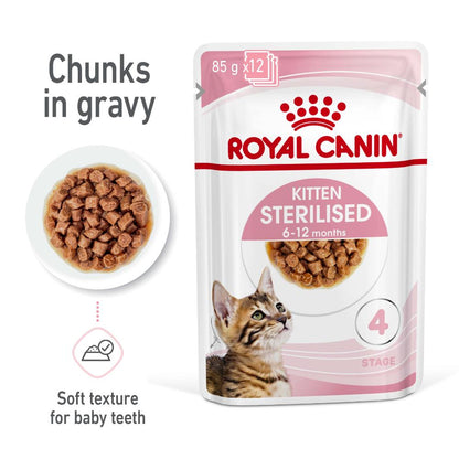 Royal Canin Sterilised Kitten in Gravy