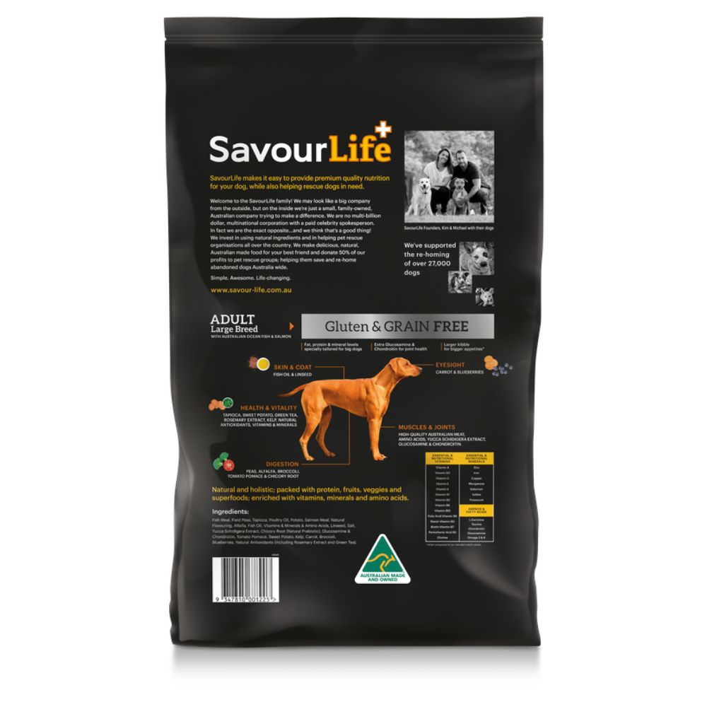 SavourLife Grain Free Large Breed Adult Ocean Fish Dog Food