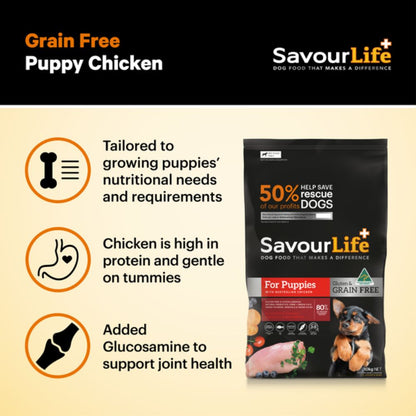 SavourLife Grain Free Puppy Chicken Food