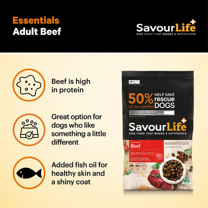 SavourLife Essentials Adult Beef Dog Food