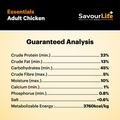 SavourLife Essentials Adult Chicken Dog Food