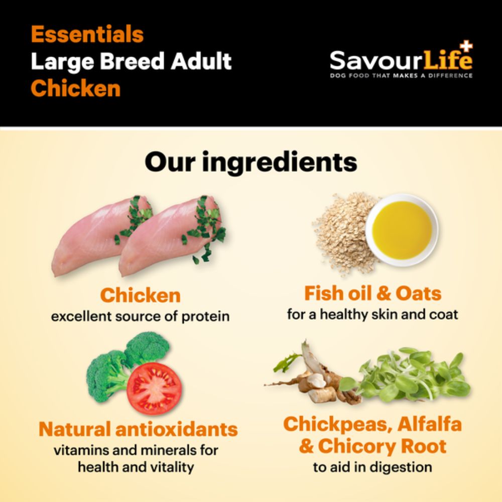 SavourLife Essentials Adult Large Breed Chicken Dog Food
