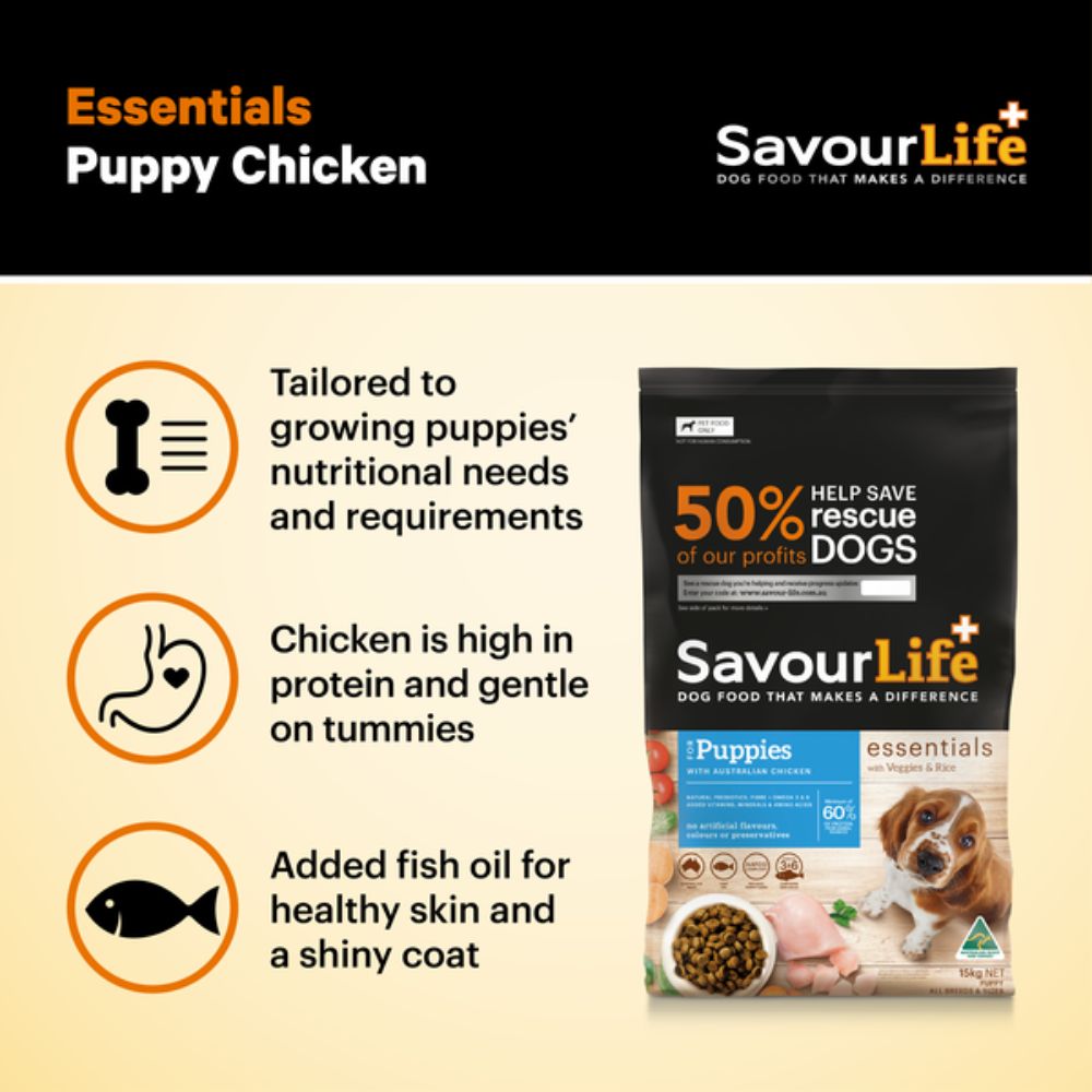 SavourLife Essentials Puppy Chicken Dog Food