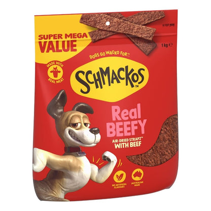 Schmackos Strapz with Beef