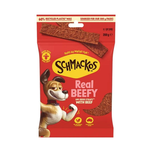 Schmackos Strapz with Beef