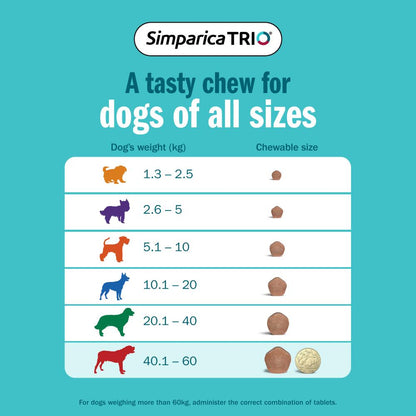 Simparica Trio Large 20.1-40kg