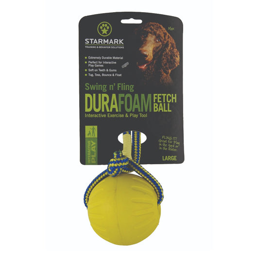 Starmark Swing and Fling Durafoam Fetch Ball
