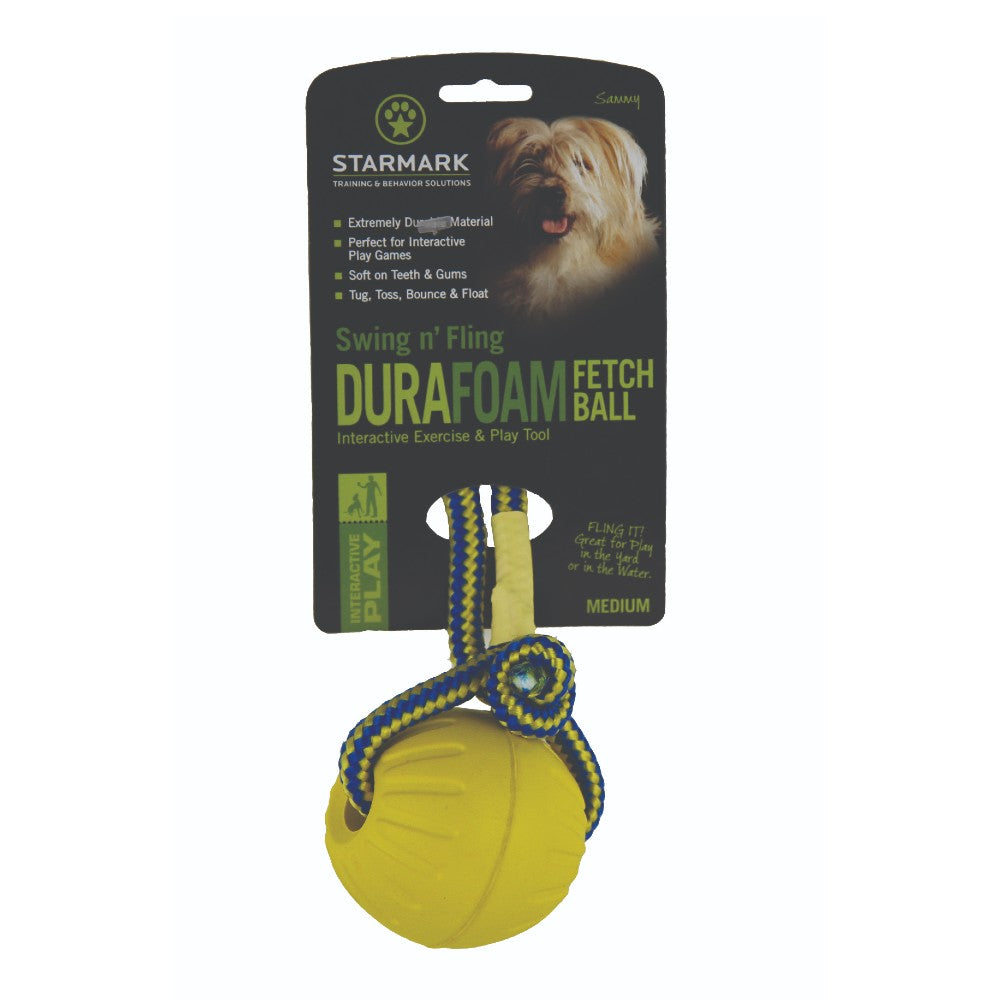Starmark Swing and Fling Durafoam Fetch Ball
