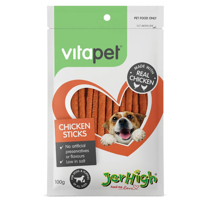 VitaPet Jerhigh Chicken Sticks