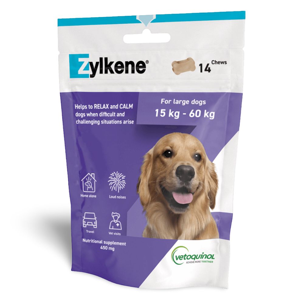 ZYLKENE LARGE DOG 15-60KG 450MG CHEWS