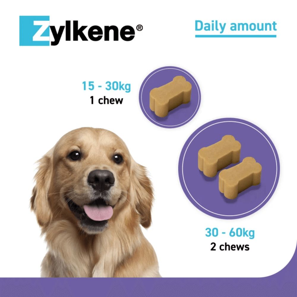 ZYLKENE LARGE DOG 15-60KG 450MG CHEWS
