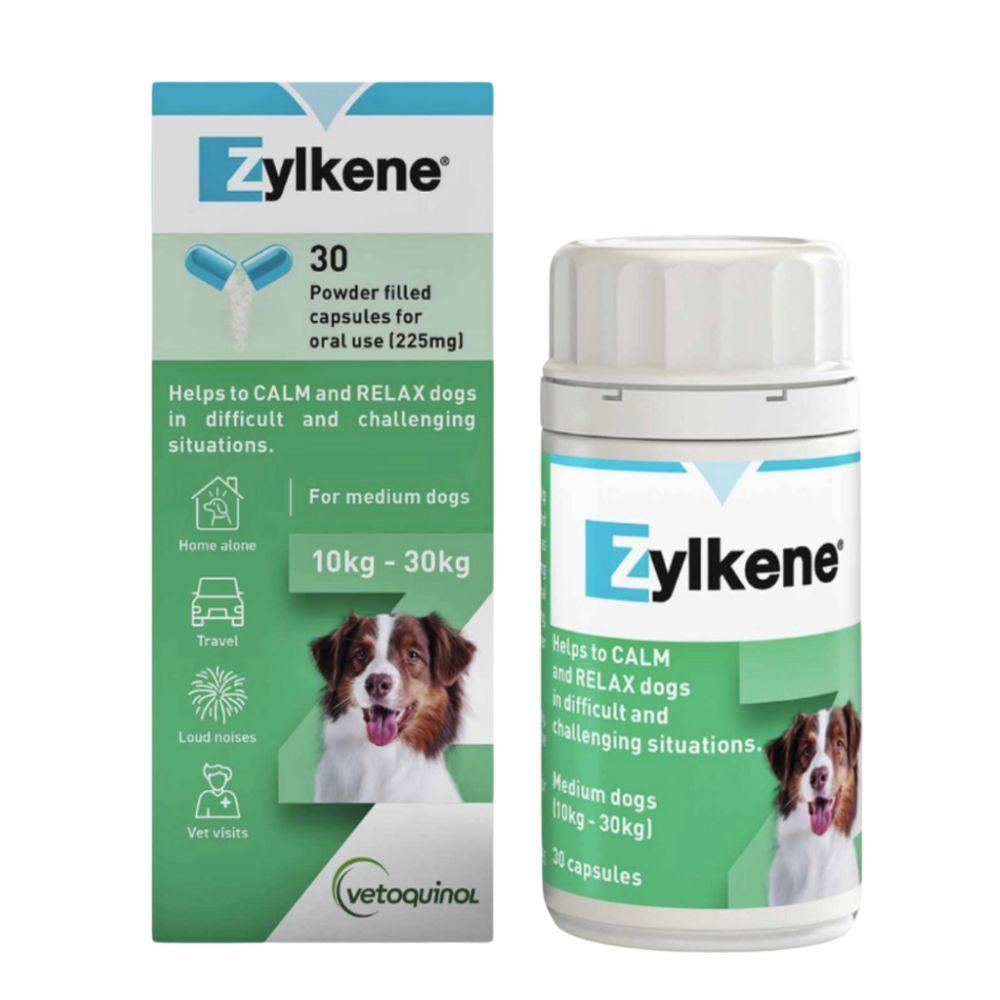 ZYLKENE MEDIUM DOG 10-30KG 225MG CAPSULES