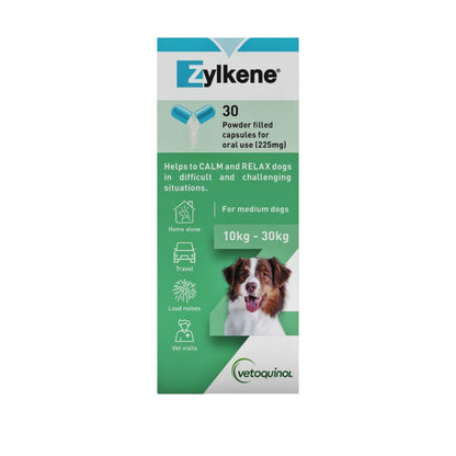 ZYLKENE MEDIUM DOG 10-30KG 225MG CAPSULES