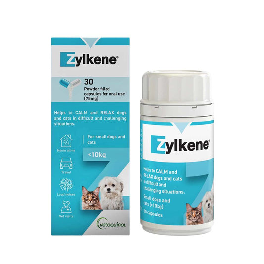 ZYLKENE SMALL DOG AND CAT UNDER 10KG 75MG CAPSULES