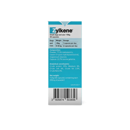 ZYLKENE SMALL DOG AND CAT UNDER 10KG 75MG CAPSULES