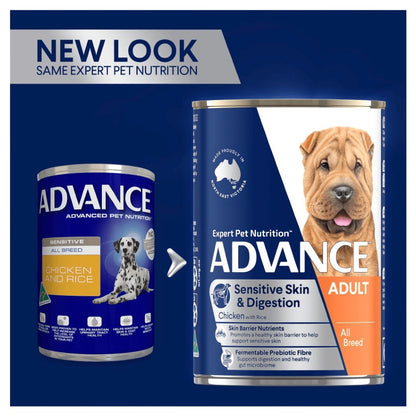 Advance Adult Sensitive Chicken and Rice Cans