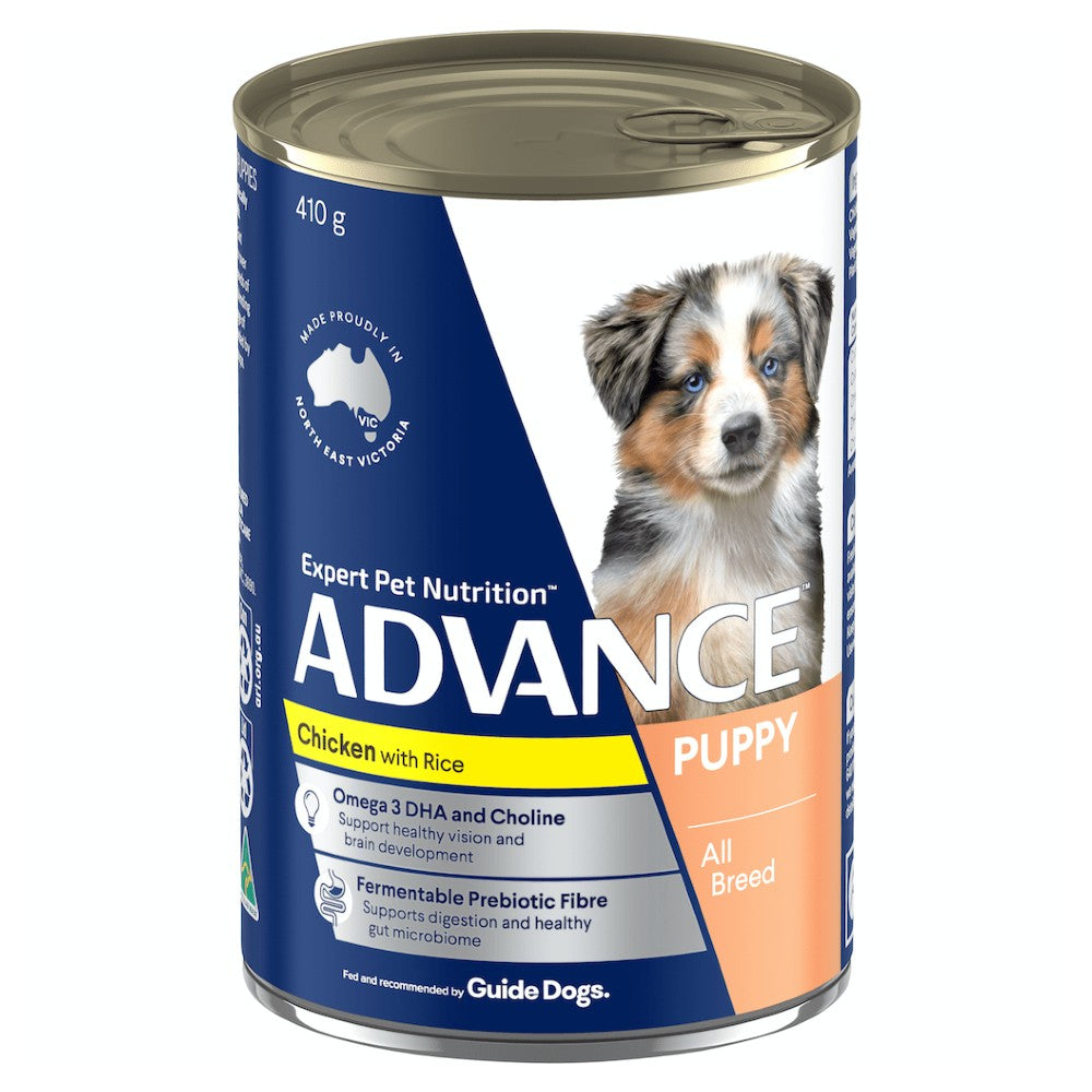Advance Puppy Chicken and Rice Cans
