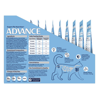 Advance Kitten Variety Pack Chunks in Gravy