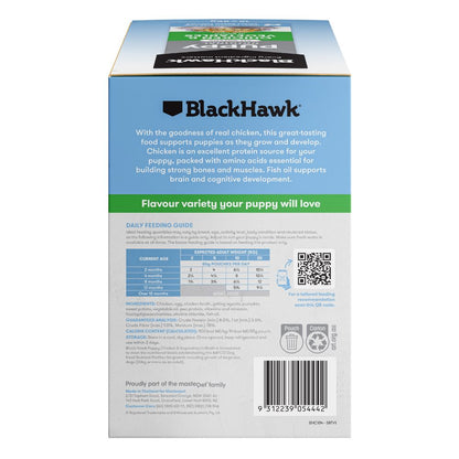 Black Hawk Puppy Chicken And Vegetables Wet Food Pouches